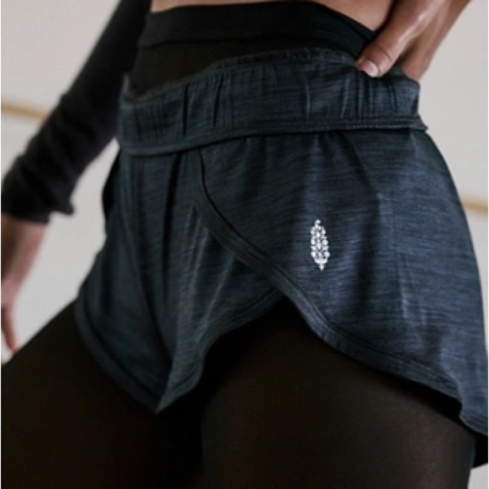 Women's Black Athletic Shorts
